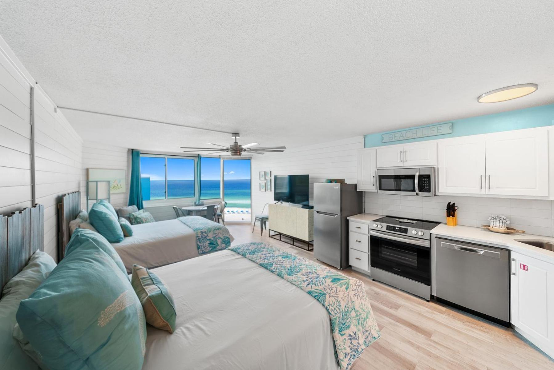 Sea The Gulf - Top Of The Gulf 809 - Beach Front Resort - Ocean View Free Beach Chair Service Панама-Сіті-Біч Екстер'єр фото